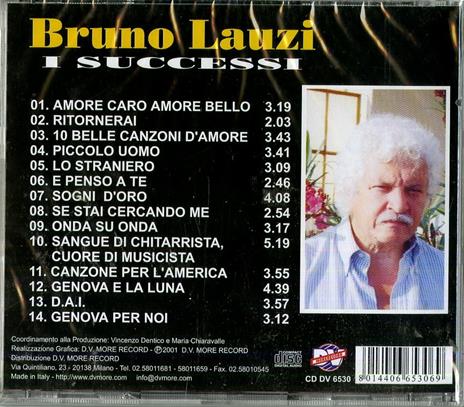 I successi - CD Audio di Bruno Lauzi - 2