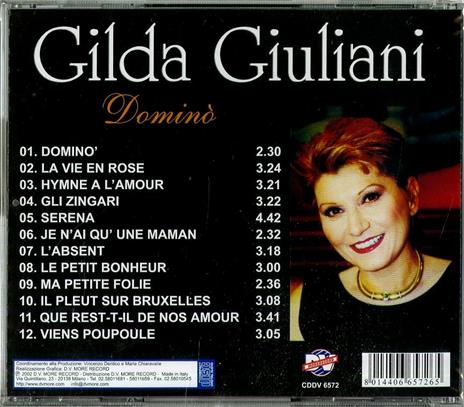 Dominò - CD Audio di Gilda Giuliani - 2