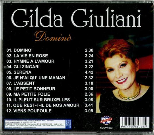 Dominò - CD Audio di Gilda Giuliani - 2