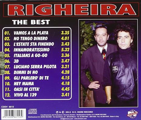 The Best - CD Audio di Righeira - 2