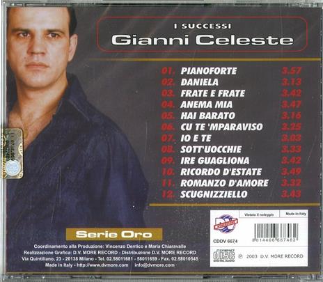 I successi - CD Audio di Gianni Celeste - 2