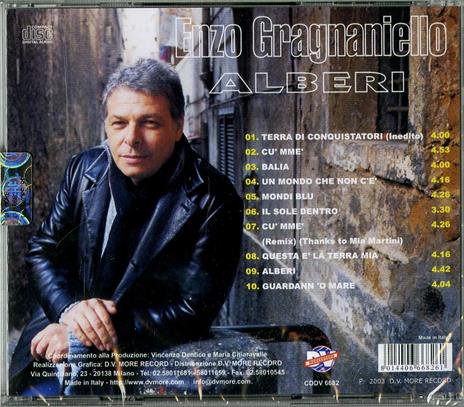 Alberi - CD Audio di Enzo Gragnaniello - 2