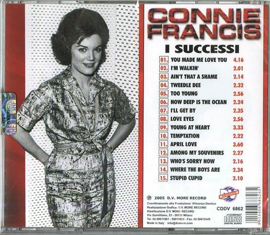 I successi - CD Audio di Connie Francis - 2