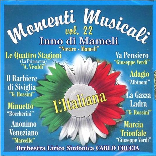 Momenti musicali vol.22. L'italiana - CD Audio