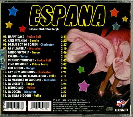 España - CD Audio di Orchestra Borghi - 2