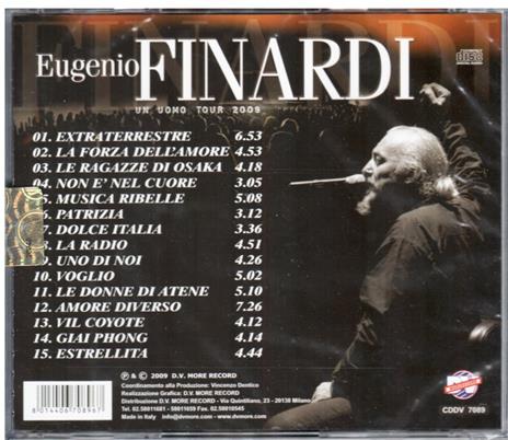 Un uomo. Tour 2009 - CD Audio di Eugenio Finardi - 2