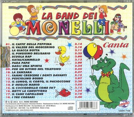 La Band Dei Monelli - CD Audio di Monelli - 2