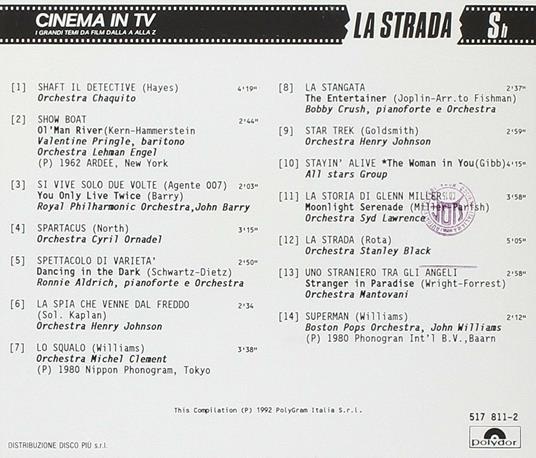 Cinema in TV vol.13 (Colonna sonora) - CD Audio - 2