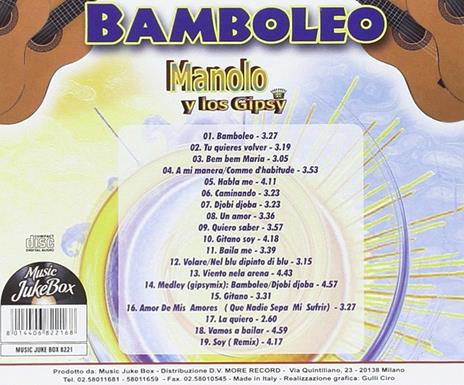 Bamboleo - CD Audio di Manolo y Los Gipsy - 2