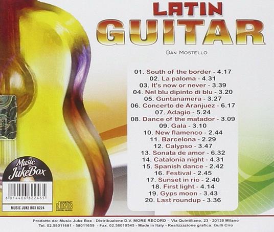 Latin Guitar - CD Audio di Dan Mostello - 2