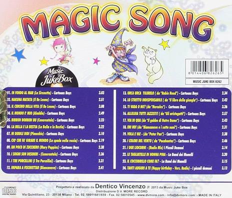 Magic Song - CD Audio - 2