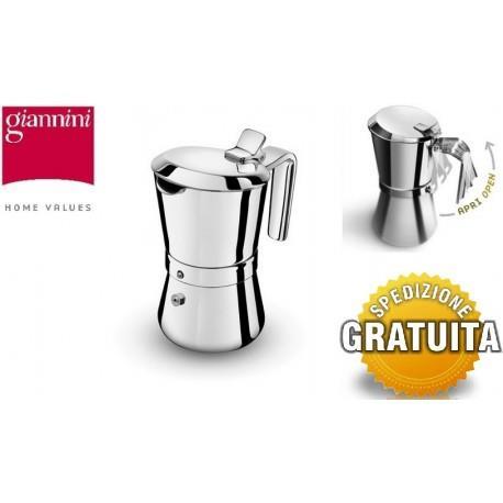 giannina 3/1 tz, caffettiera acciaio inox 18/10 prodotta in italia -  Giannini - Idee regalo