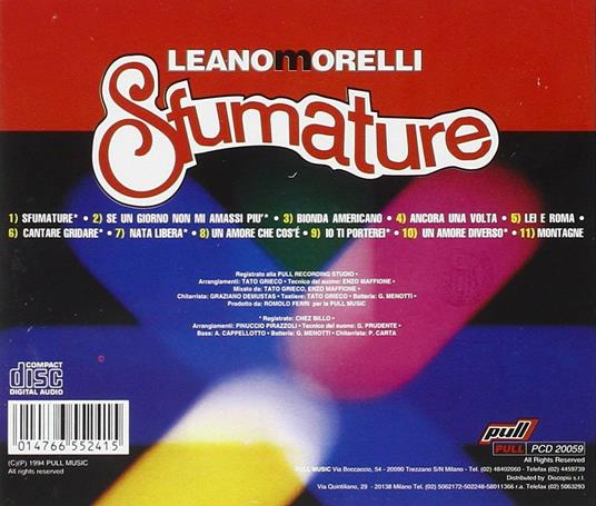 Sfumature - CD Audio di Leano Morelli - 2