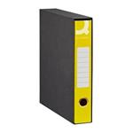 Registratore protocollo con custodia Q-Connect 23x33 cm dorso 5 cm giallo 0201990/PM.GI (Conf.8)