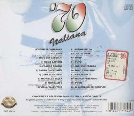 70 Italiana - CD Audio - 2