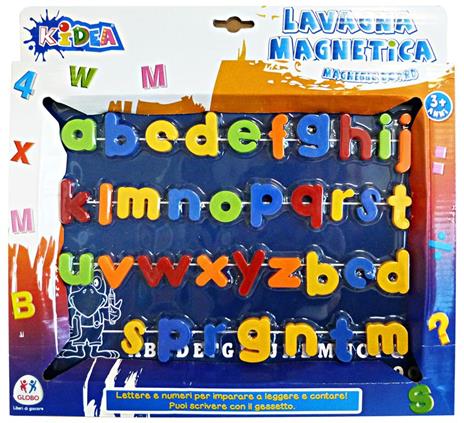 GLOBO Lavagna magnetica con lettere giocattoli