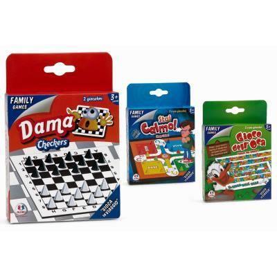 Globo giocattoli globo. 36203 oca/dama/Keep Calm mini Travel Family Games