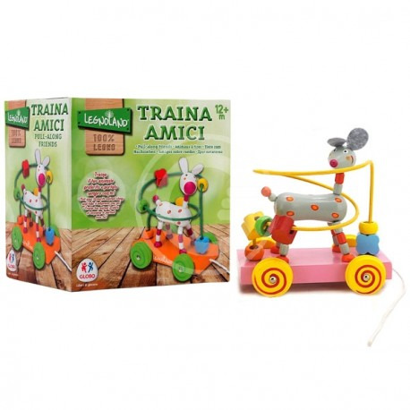 Legnoland Animale Trainabile in Legno c/lab Legnoland Primi