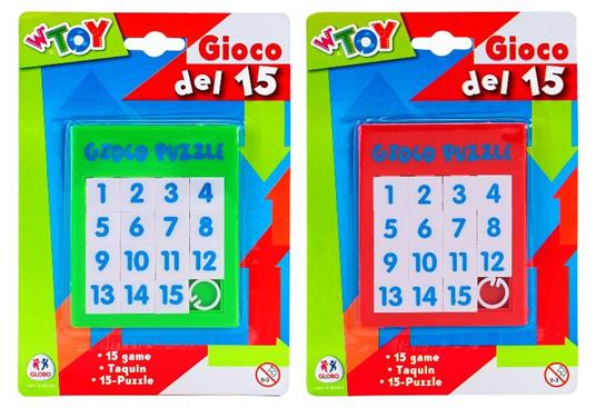 Globo Giocattoli 37887 8 cm 15 Numeri Gioco