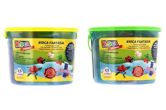 Kidea Secchiello Morbida Pasta da Modellare (Assortito)