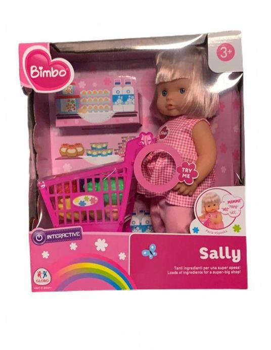 Bambola Sally con Carrello della spesa