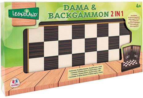 Legnoland Dama E Backgammon 2 In 1