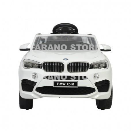 Auto Elettrica Per Bambini Bmw X5M Bianca Con R/C 2,4 Ghz, 12V, Ing. Mp3 E Led 40619 - 2