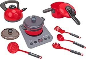GLOBO - Set Pentole con Coperchio, Piastra con Fumo ed Accessori - 40727