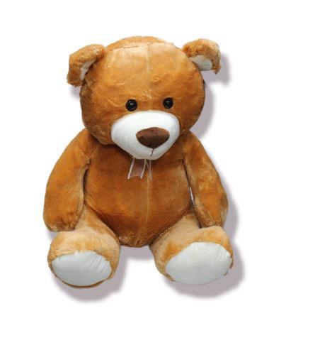 Pelux Orso Peluche Seduto 60 cm con Fiocco