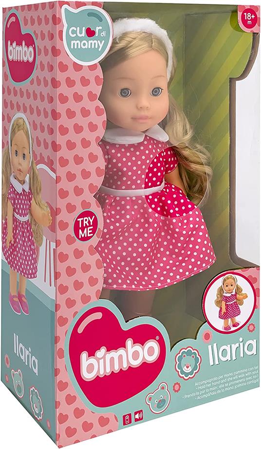 Bambola 33 Cm Camminante Con Musica