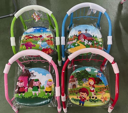 Sedia In Metallo 4 Assortimenti Vendita Unitaria Casuale