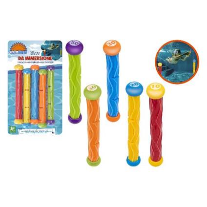 ESTATOYS Tubi a immersione 5 pz Colori assortiti 42379