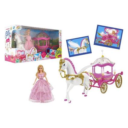 Set bambola Con carrozza e cavallo OLLY 42397