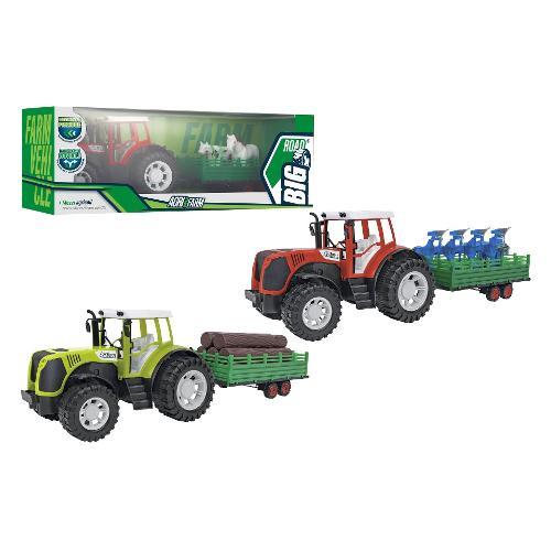 Trattaore a frizione con rimorchio BIG ROAD Assortito 42425