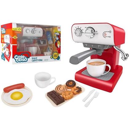Macchina Del Caffe'' Con Effetto Fumo Reale E Accessori  42457