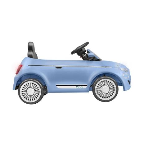 Auto Elettrica Per Bambini Fiat 500E Azzurro 12V, R/C, Ing.Mp3 E Led 42864 - 2