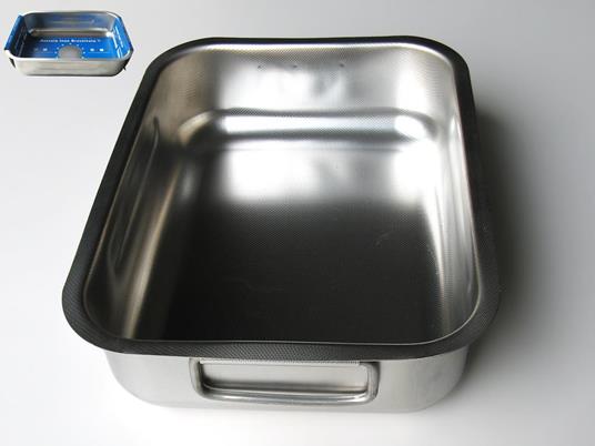 STEEL PAN Teglia rettangolare alta nonstick 35 Pentole e preparazione cucina