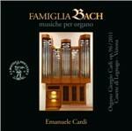 Famiglia Bach. Musiche per organo - CD Audio di Emanuele Cardi