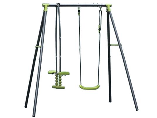 Altalena dondolo acciaio 2 tiri per bambini 3 10 anni