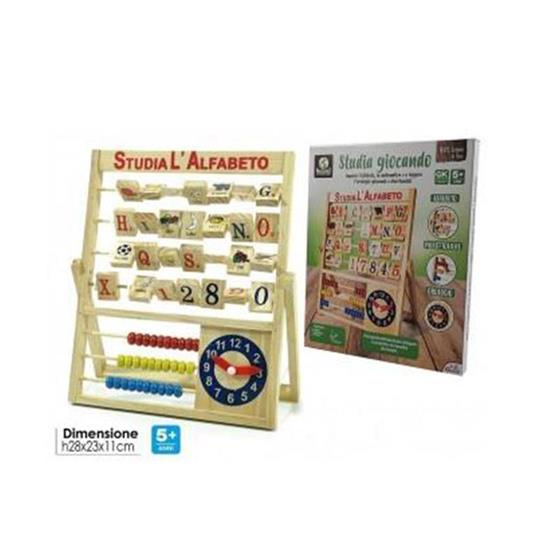 General Trade Gioco Abaco Con Lettere e Numeri Imparare l'Alfabeto e Imparare a Contare Gioco Istruttivo