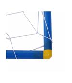 Set 2 Porte Con Reti Da Calcio 79x50x43 Cm Per Bambini Uso Esterno Con Accessori