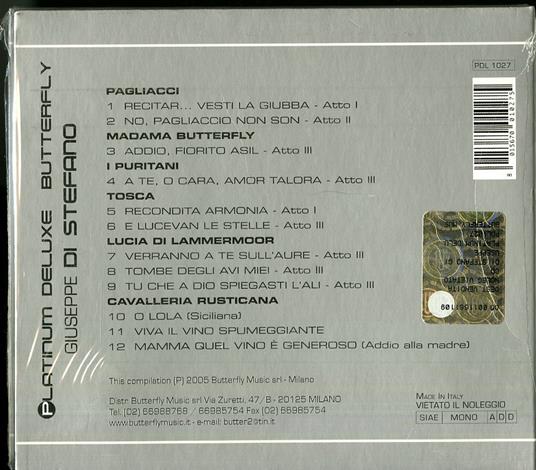 Giuseppe Di Stefano (Digipack) - CD Audio di Giuseppe Di Stefano - 2