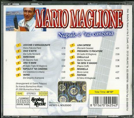 Napule è 'na canzone - CD Audio di Mario Maglione - 2