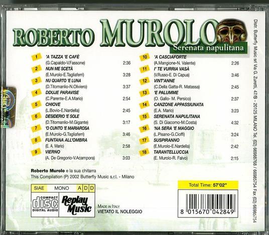 Serenata napulitana - CD Audio di Roberto Murolo - 2