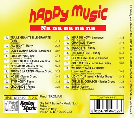 Happy Music. Na na na na na - CD Audio - 2