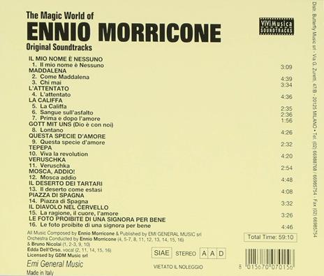 The Magic World of Ennio Morricone (Colonna sonora) - CD Audio di Ennio Morricone - 2