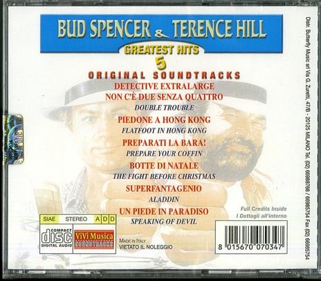 Bud Spencer & Terence Hill Greatest Hits 5 (Colonna sonora) - CD Audio - 2