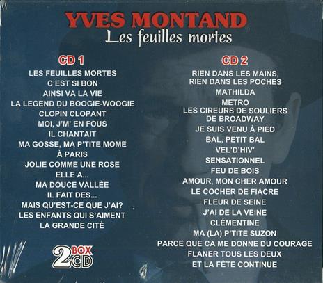 Les feuilles mortes - CD Audio di Yves Montand - 2
