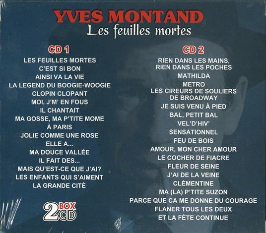 Les feuilles mortes - CD Audio di Yves Montand - 2