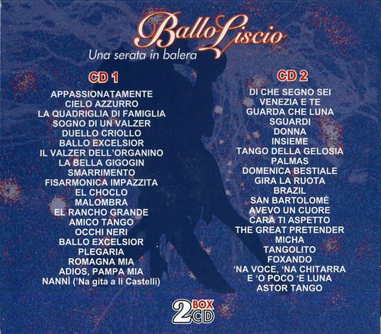 Ballo liscio. Una serata in balera - CD Audio - 2
